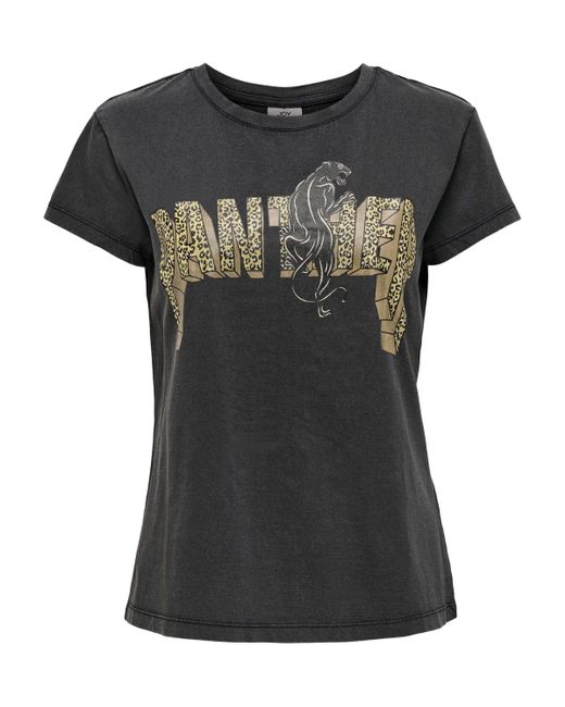 Jdy Black T-Shirt FAROCK (1-tlg) Plain/ohne Details