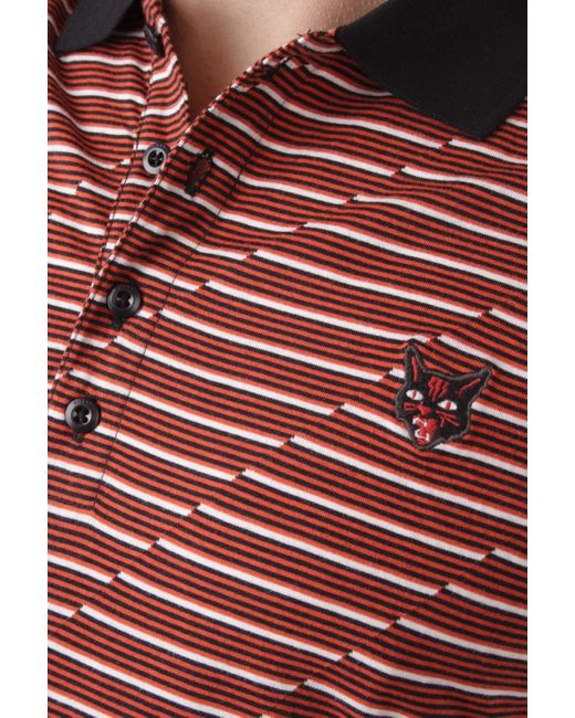 DIESEL T-Bents Camicia Poloshirt in Red für Herren