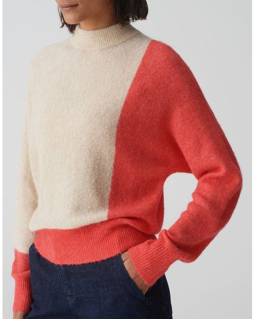 Opus Red Strickpullover Piblocki