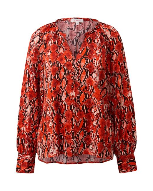 S.oliver Red Langarmbluse mit All-Over Print