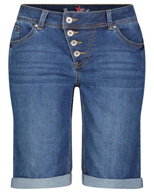 Buena Vista Blue Shorts Jeansshorts MAILBU STRETCH TWILL (1-tlg)
