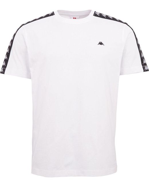 Kappa T- Basic Shirt in White für Herren
