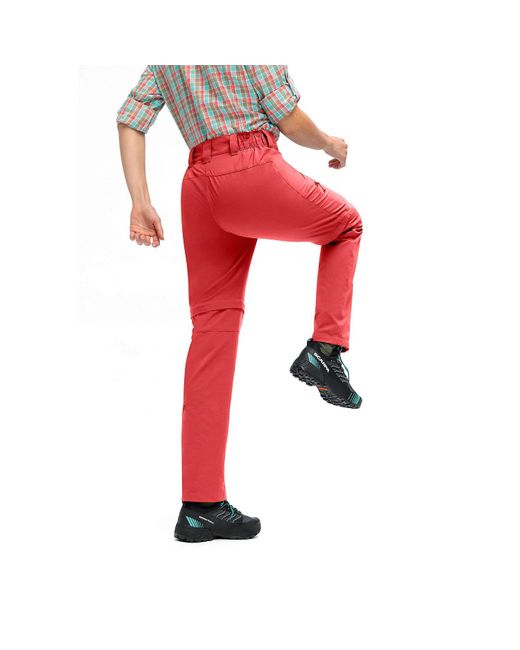 Maier Sports Red Funktionshose Hose Nata Zip Loop