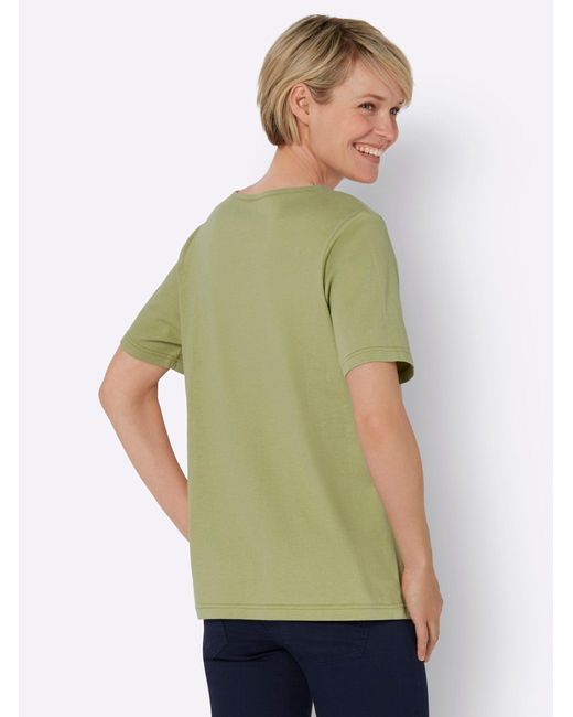 Sieh an! Green T- Rundhals-Shirt