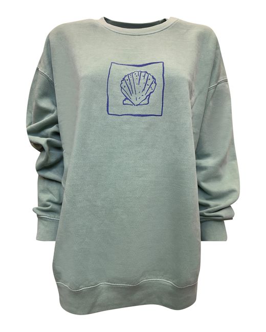 Worldclassca Blue Oversized Sweatshirt ' Langarm Pullover Neu PRINT J'ADORE LAMER