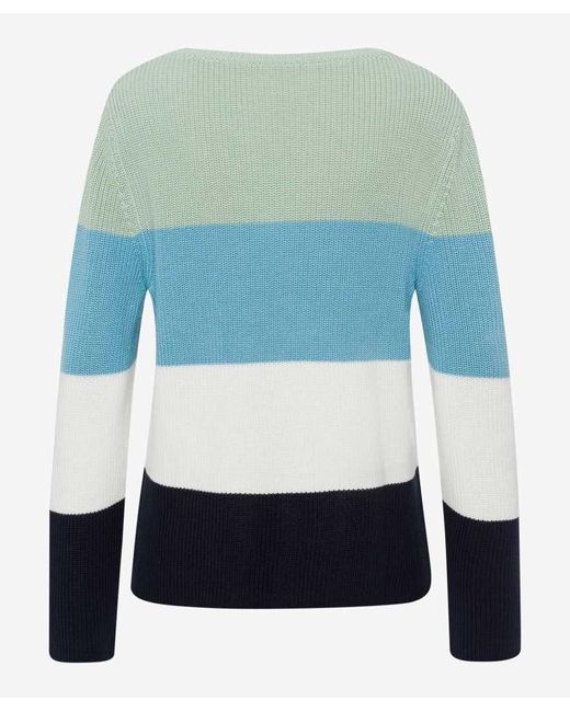 Brax Strickpullover STYLE LESLEY in Blue für Herren