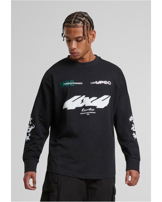 MT Upscale Motorsport Cut On Longsleeve in Gray für Herren