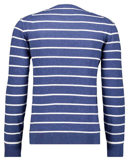 RAGMAN Rundhalspullover in Blue für Herren