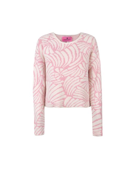 LIEBLINGSSTÜCK Pink Strickpullover BobbyL mit allover Print