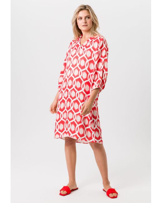 Tuzzi Red Blusenkleid mit lässigem Print