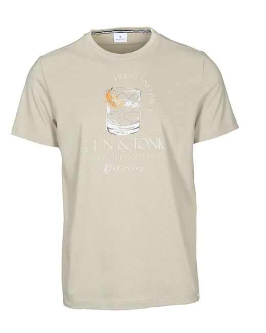 Basefield Rundhals T-Shirt 1/2 in White für Herren