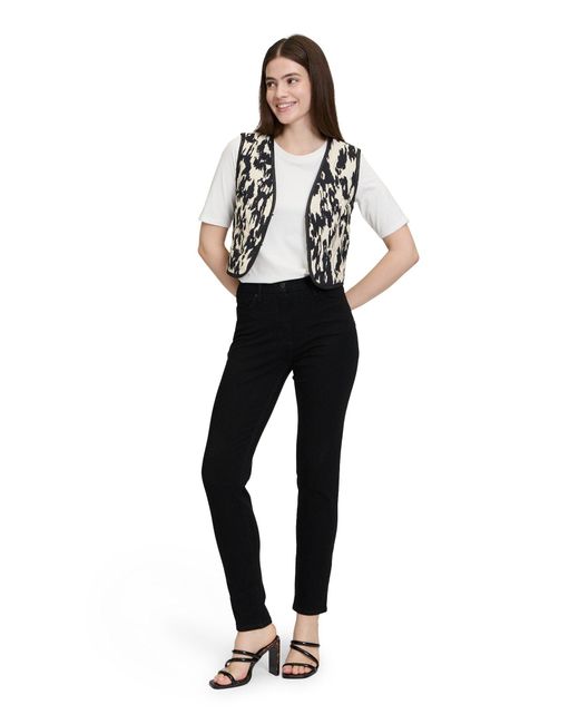 Betty Barclay Black Strickweste Wendeweste ohne Arm Form