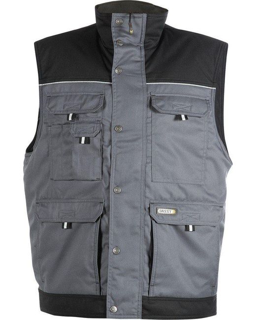 Dassy Sweatweste in Black für Herren