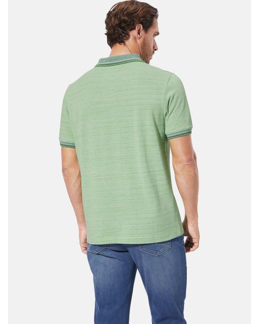 Babista Poloshirt VALRIN mit zweifarbiger Struktur in Green für Herren