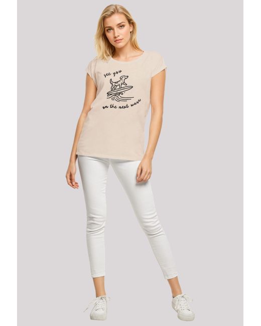 F4NT4STIC Natural Shirt See You On The Next Wave Premium Qualität