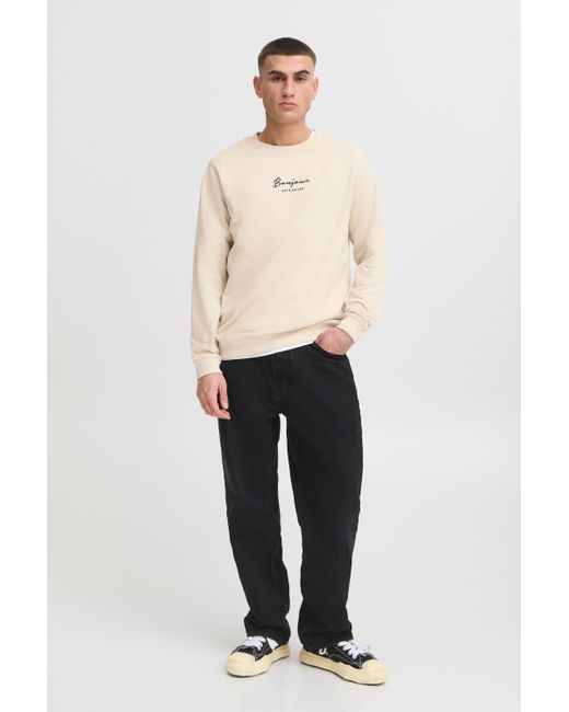 Solid Sweater SDPARLY besticktes Sweatshirt in Natural für Herren