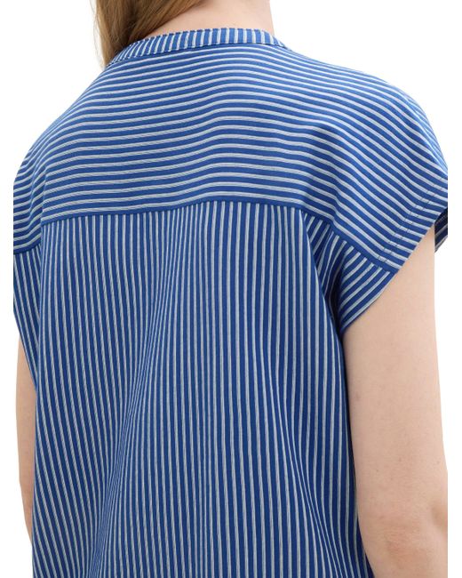 Tom Tailor Blue T-Shirt mit Streifenmuster