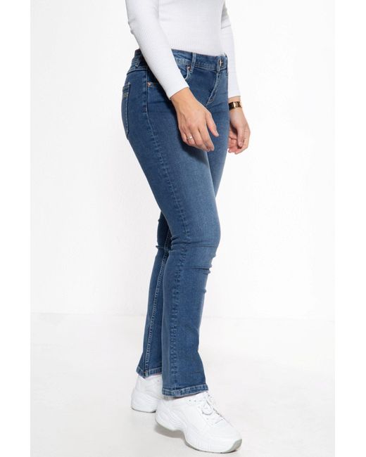 ATT Jeans Slim-fit-Jeans Stella aus robustem Denim in Blau | Lyst DE