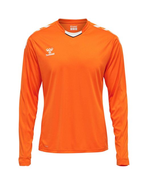 Hummel Langarmshirt Langarm Trikot hmlCore XK Poly Jersey L/S 211461 in Orange für Herren