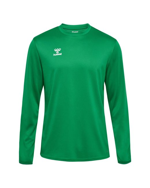 Hummel Fleecepullover Pullover hmlEssential Sweatshirt 224639 in Green für Herren