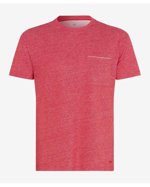Brax T-Shirt STYLE.TIMMY in Pink für Herren