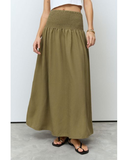 Next Green Maxirock mit tiefem Bund (1-tlg)