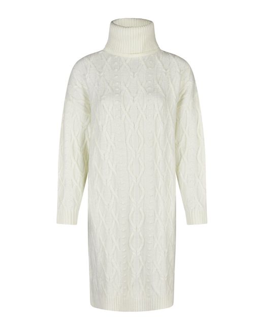 MARC AUREL White Strickkleid