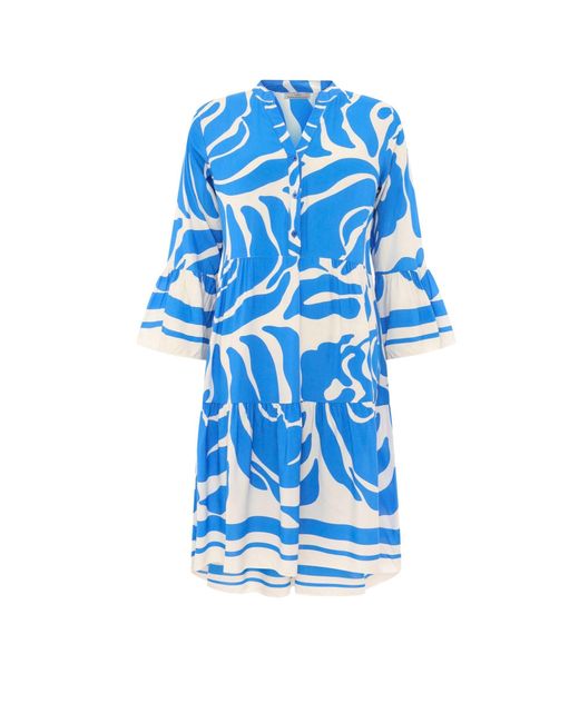 Zwillingsherz Blue Sommerkleid Kleid "Abstrakte Spots