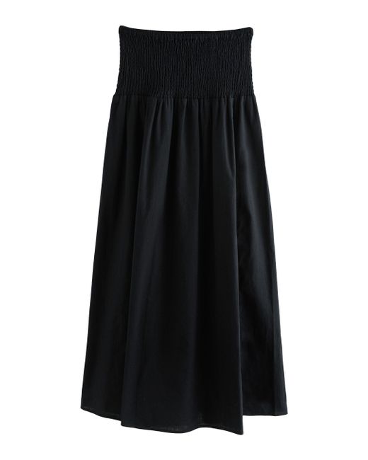 Next Black Maxirock mit tiefem Bund (1-tlg)