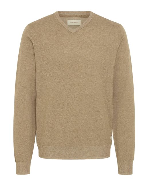 Blend Strickpullover BHBRUTON V-neck in Natural für Herren