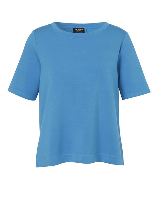 Via Appia Due Blue Sweatshirt mit kurzen Ärmeln