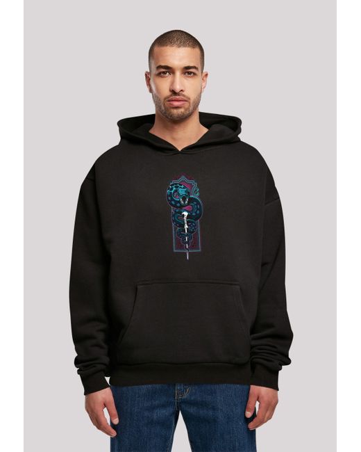 F4NT4STIC Kapuzenpullover Harry Potter Neon Nagini Print in Black für Herren