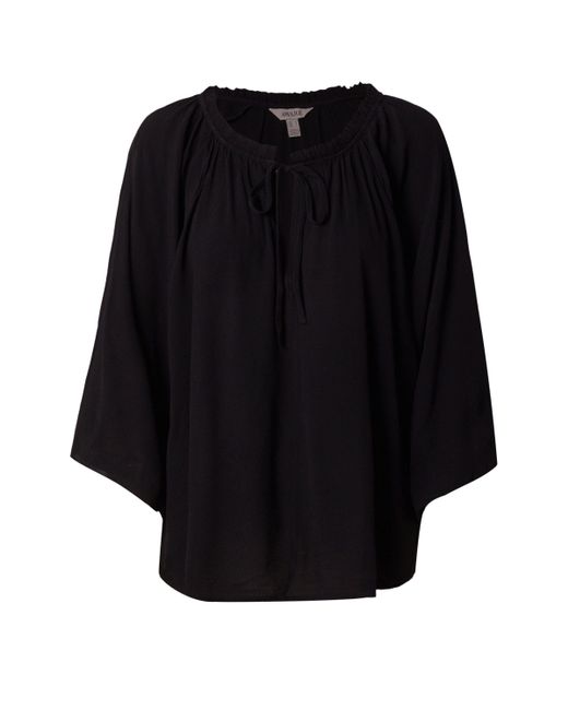 Vero Moda Black Langarmbluse Janni (1-tlg) Rüschen