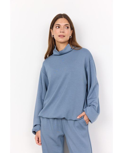 Soya Concept Blue Langarmbluse SC-BANU 203