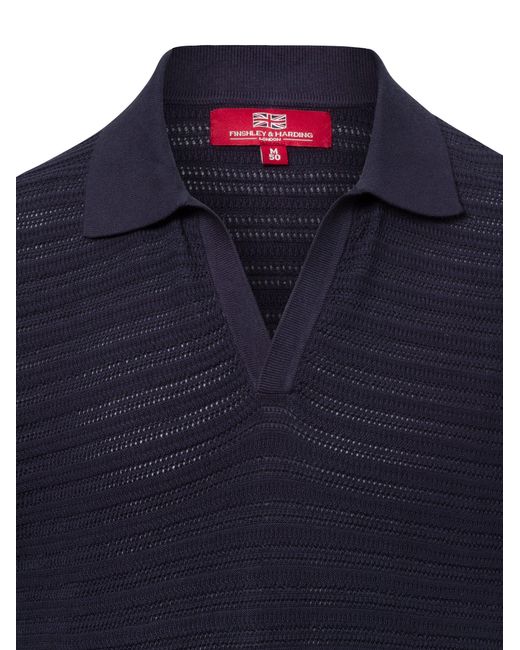 Finshley & Harding Strickpullover Hector in Blue für Herren