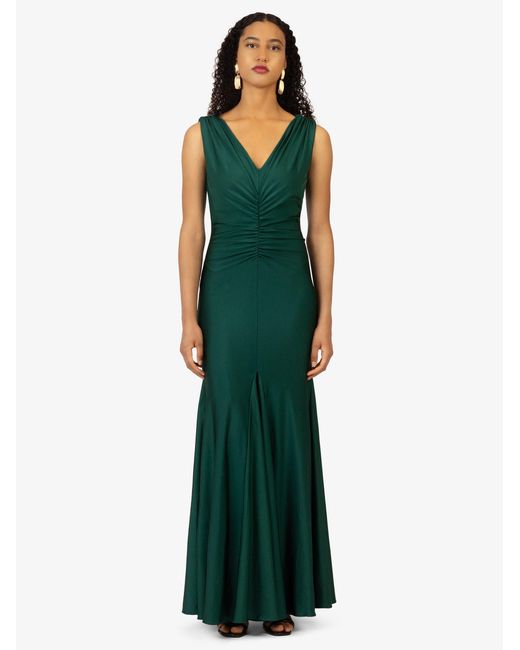 Kraimod Green Maxikleid im Tailliertes Design
