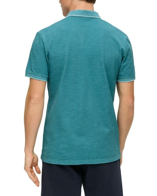 S.oliver Kurzarmhemd in Blue für Herren