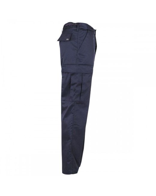 MFH Outdoorhose US Kampfhose BDU mit doppelten Knien und Hintern. in Blue für Herren