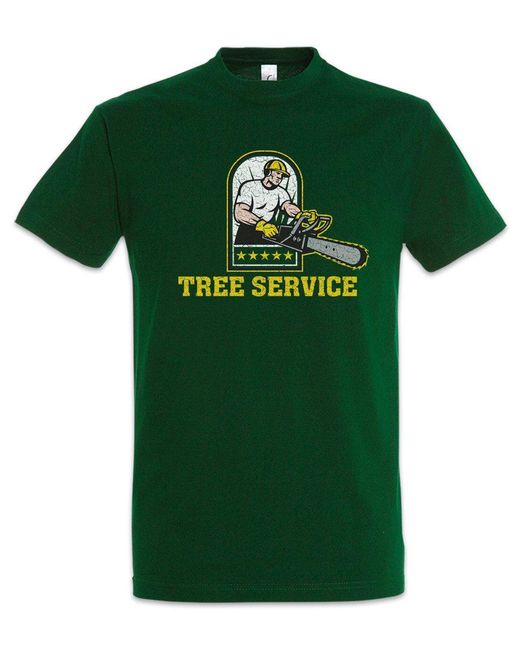 Urban Backwoods Print- Tree Service I T-Shirt ün Größe L in Green für Herren