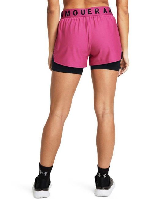 Under Armour Pink ® --- PLAY UP 2-IN-1 SHORTS