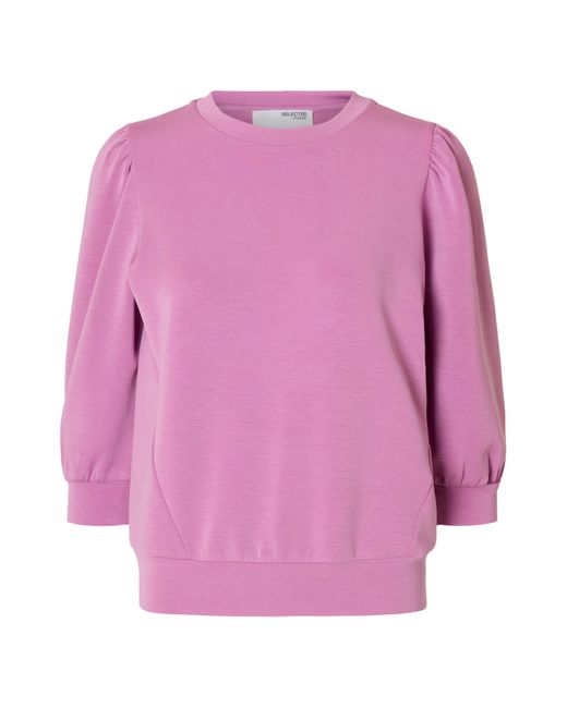 SELECTED Pink Langarmbluse