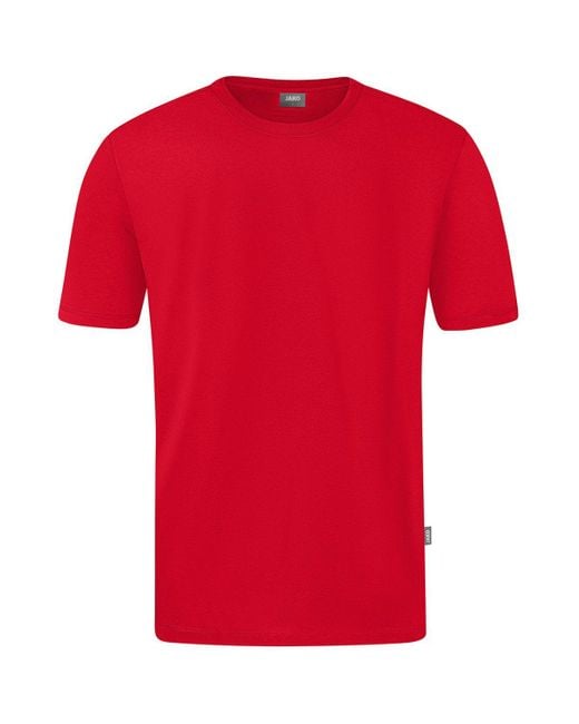JAKÒ T-Shirt Doubletex rot in Red für Herren