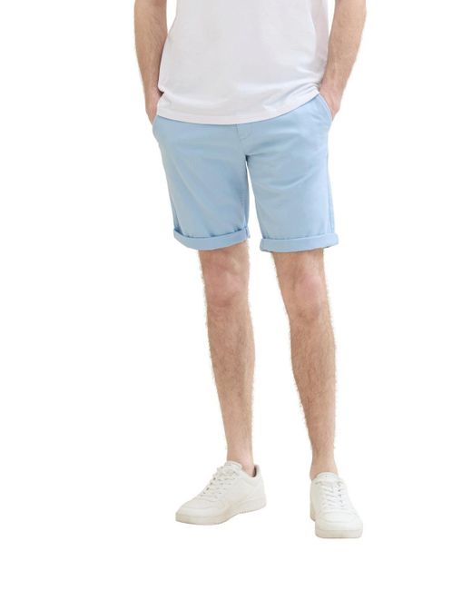 Tom Tailor Stoffhose slim chino shorts in Blue für Herren