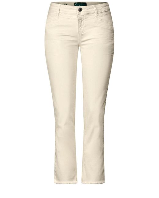 Street One Natural Regular-fit-Jeans Style Denim-Tilly,slimfit,mw,s, ecru washed