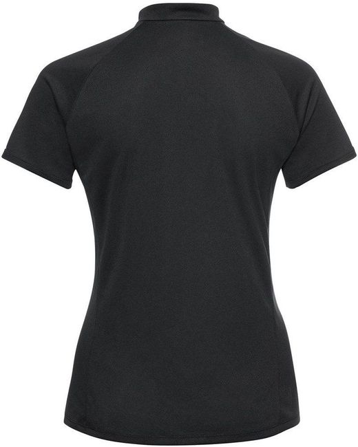 Odlo Black T-Shirt /S 1/2 Zip Essential Trail