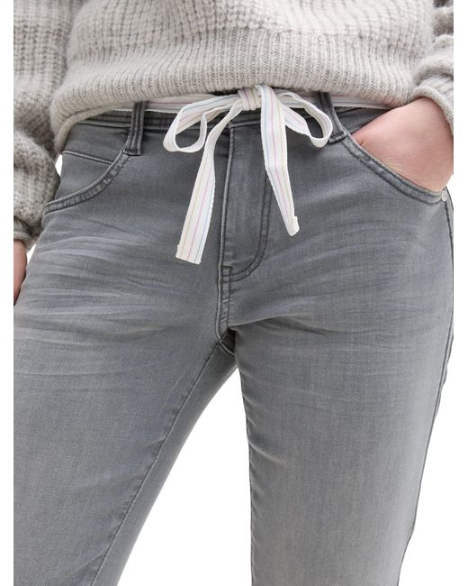 Tom Tailor Gray 5-Pocket-Jeans Alexa cropped