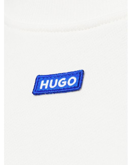 HUGO White Sweatshirt Delessa