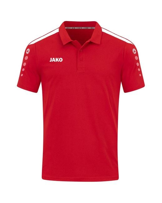 JAKÒ Poloshirt Polo Power in Red für Herren