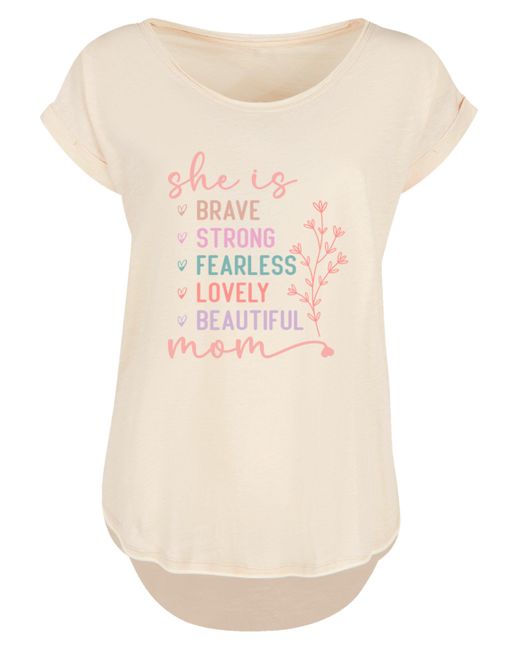 F4NT4STIC White Shirt Mothers Day Inspirational Message Premium Qualität