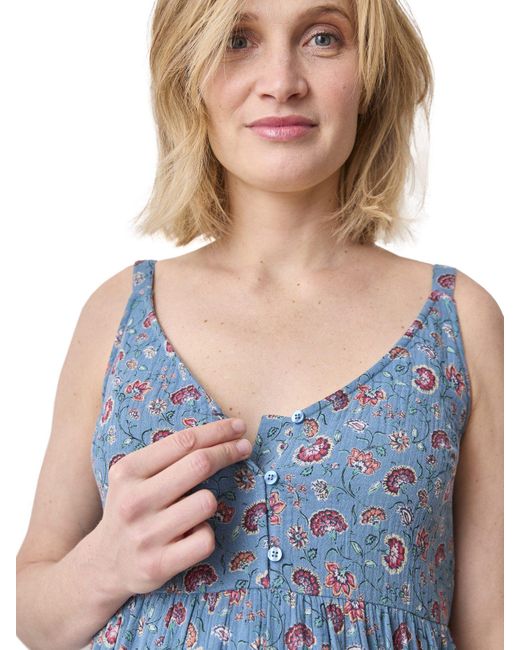 VERTBAUDET Blue Maxikleid